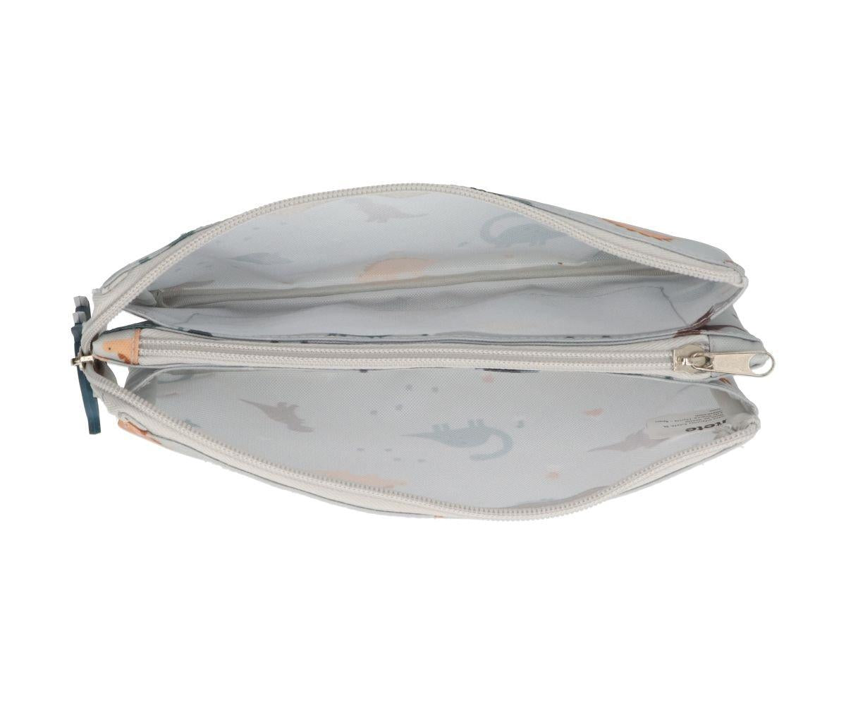 Estojo 3 Compartimentos Personalizável Dinos World