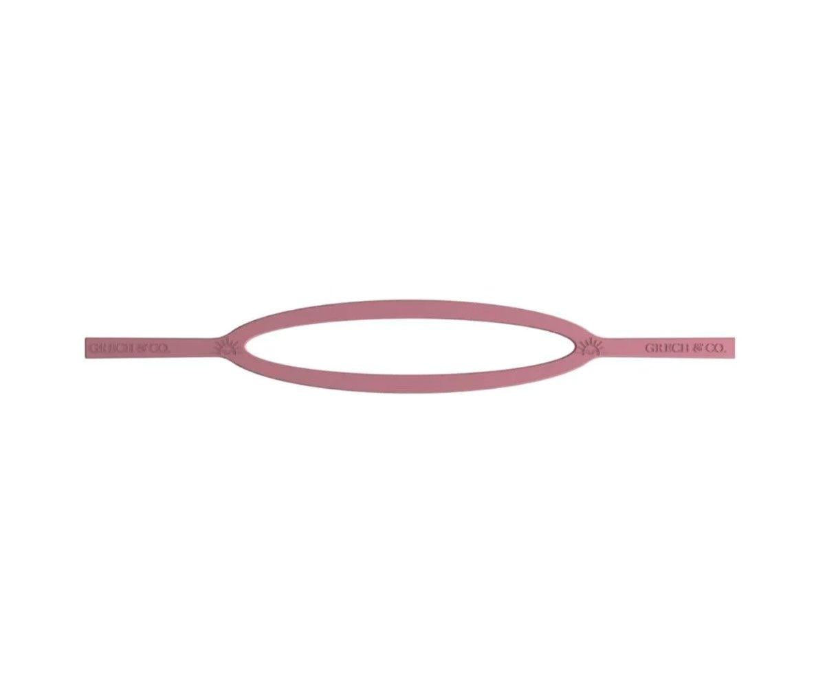 Fita de Silicone para óculos de bebé - Mauve Rose
