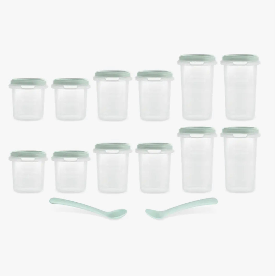Conjunto de 12 Recipientes Herméticos - Mint