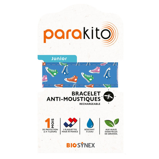 Pulseira de Criança Repelente de Mosquitos - Sneakers