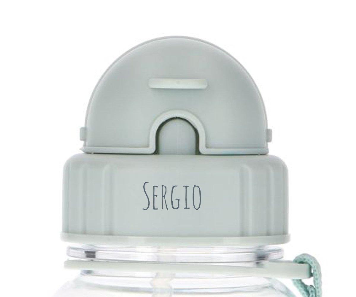 Garrafa de 500ml Personalizável - Leaves Sage