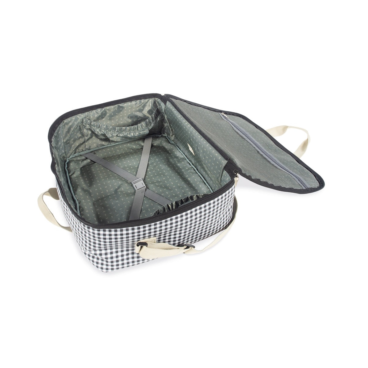 Mala de Maternidade I Love Vichy - Preto