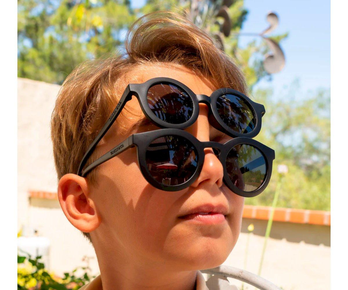 Óculos de sol flexíveis c/ lentes polarizadas - Black