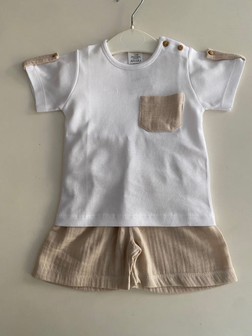 Conjunto de Musselina – 2 Peças 18M