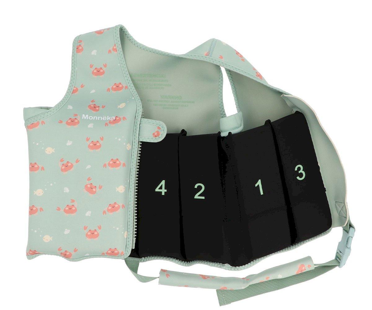 Colete Flutuador Aprendizagem Crab Sage