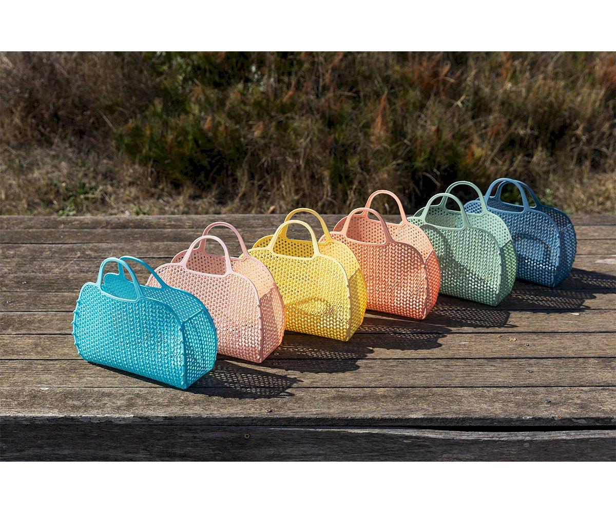Mala de Praia Vintage Retro Sage