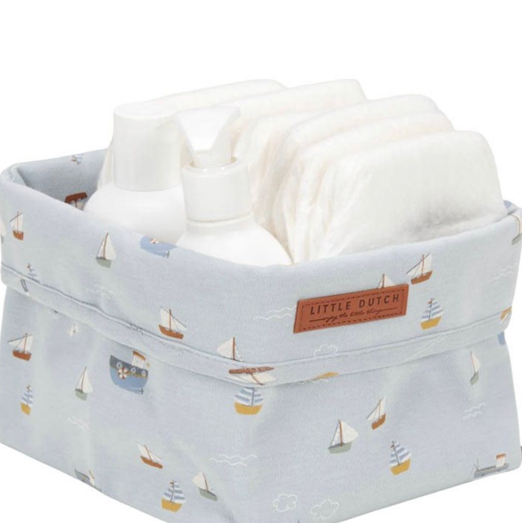 Cesta de armazenamento pequena Sailors Bay Blue