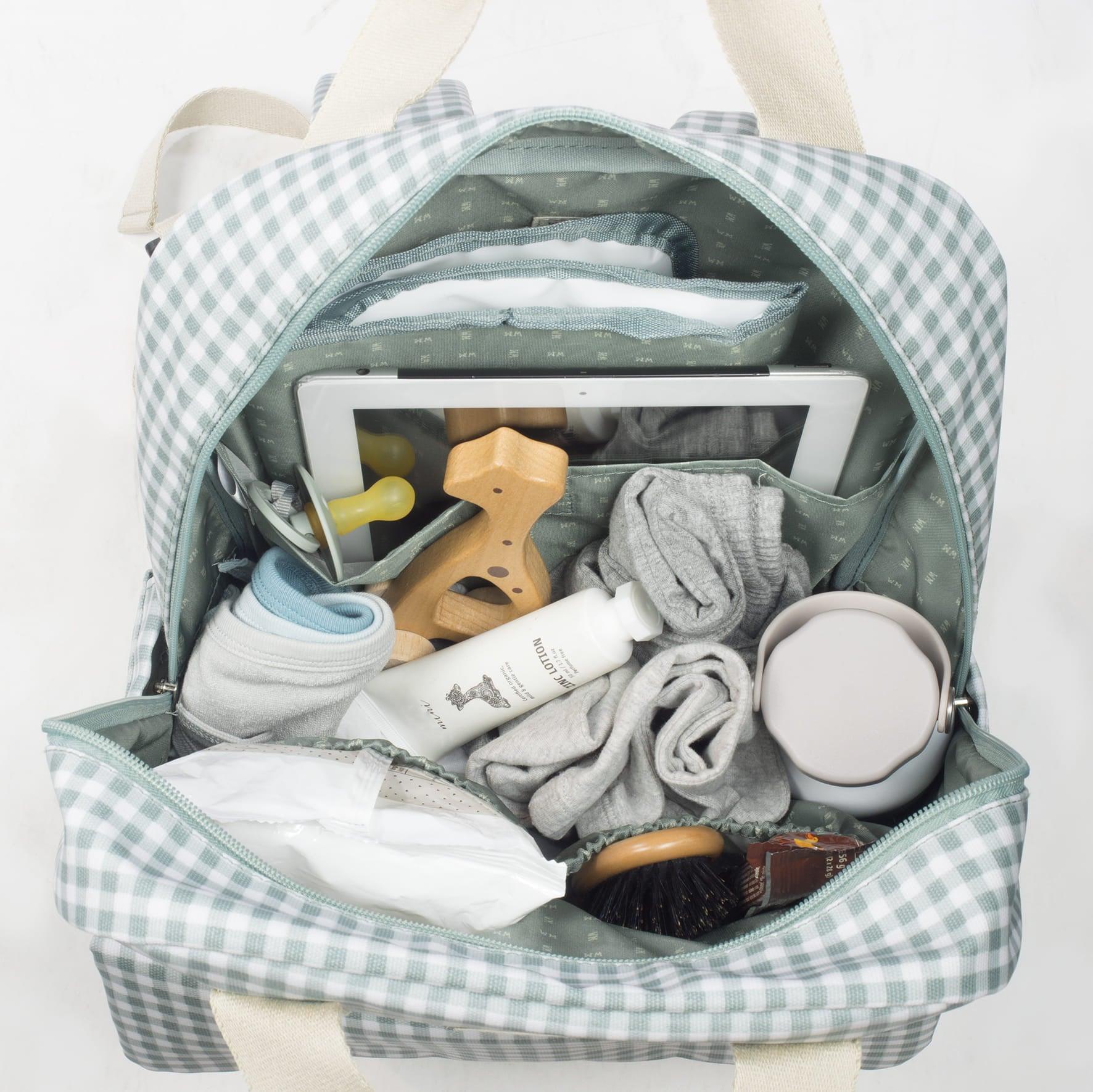 Mochila I Love Vichy - Verde - Loja Papás & Bebés