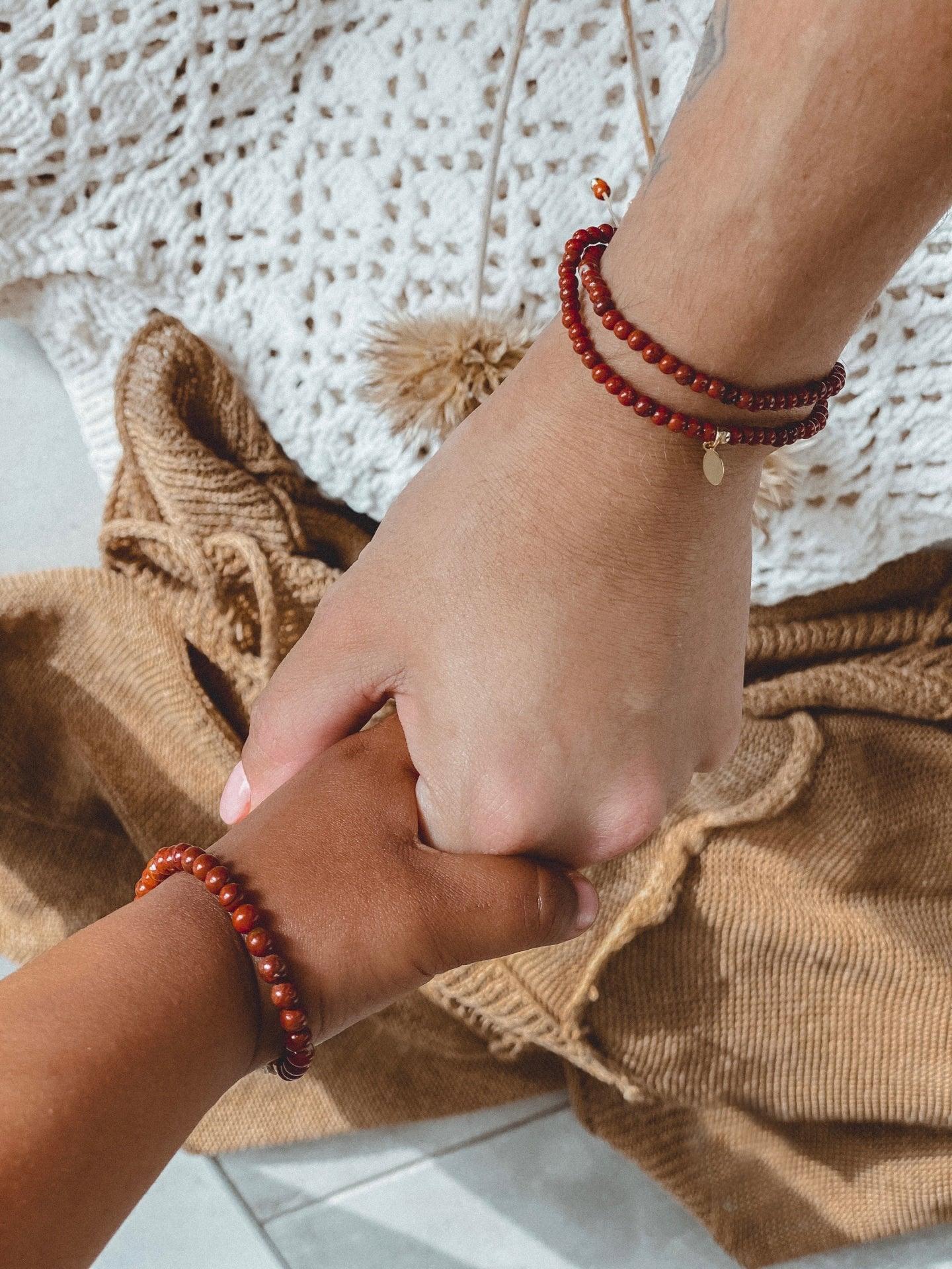 Pulseira Me&Mom - Red Jasper Set - Loja Papás & Bebés