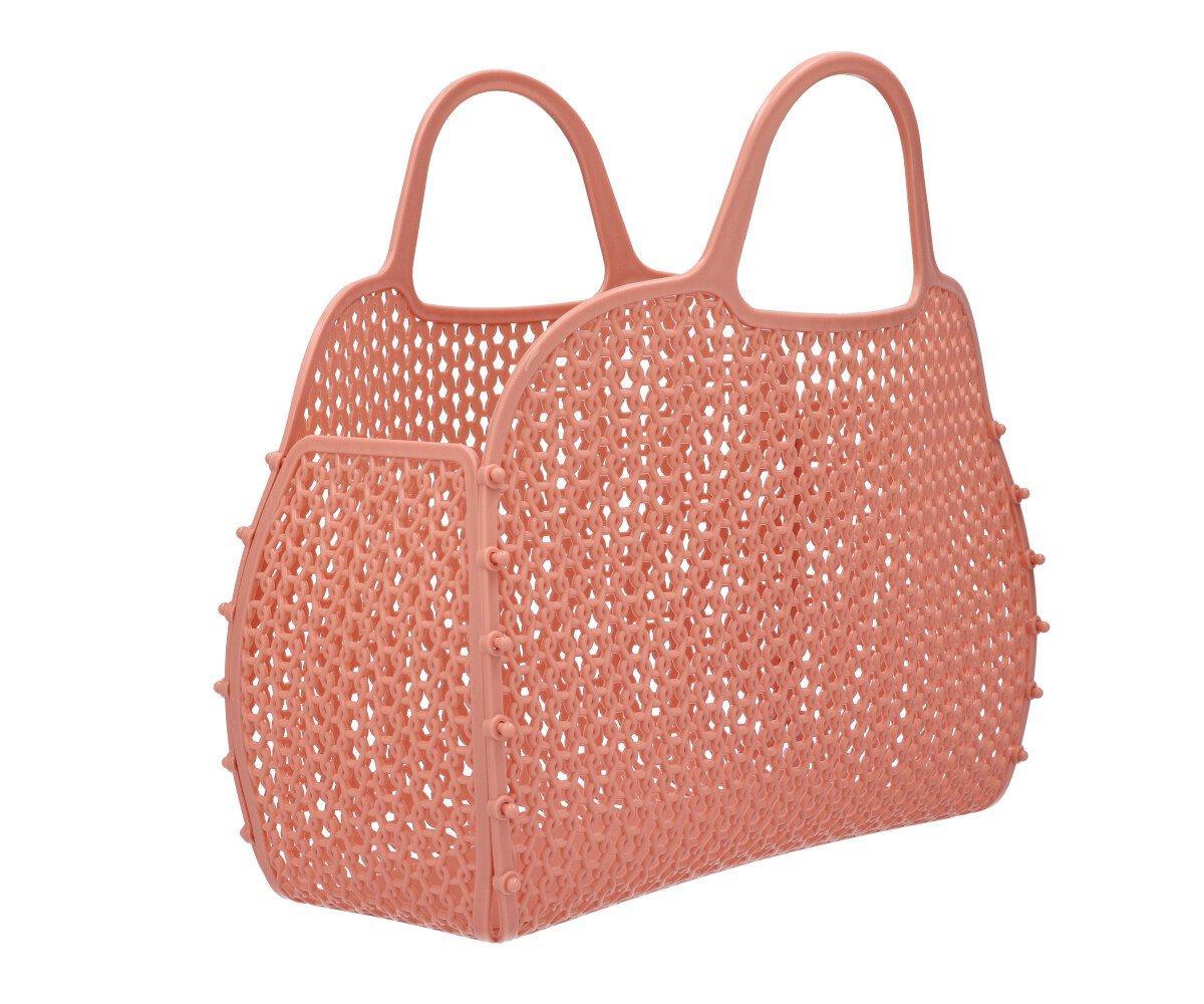 Mala de Praia Retro Vintage Rosa - Loja Papás & Bebés