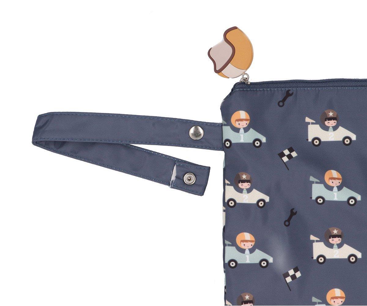 Saco Impermeável Grande Personalizável - Speed Racers - Loja Papás & Bebés