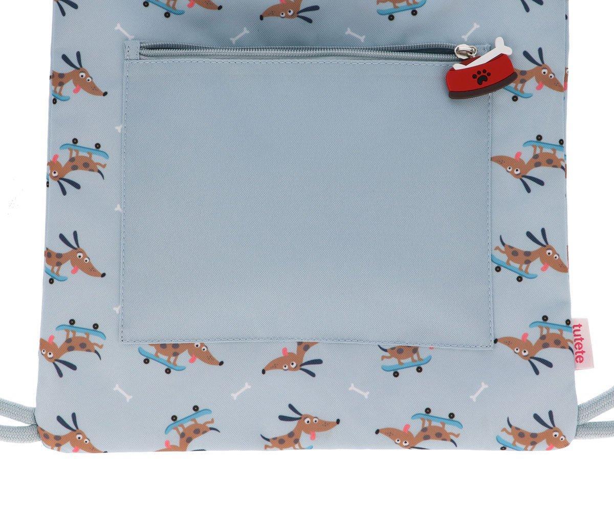 Mochila Saco Impermeável Personalizável - Skater Dogs - Loja Papás & Bebés