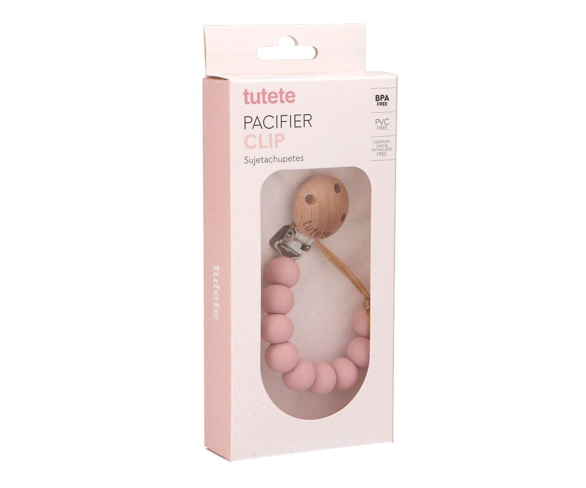 Prende Chupetas Silicone - Pure Pink