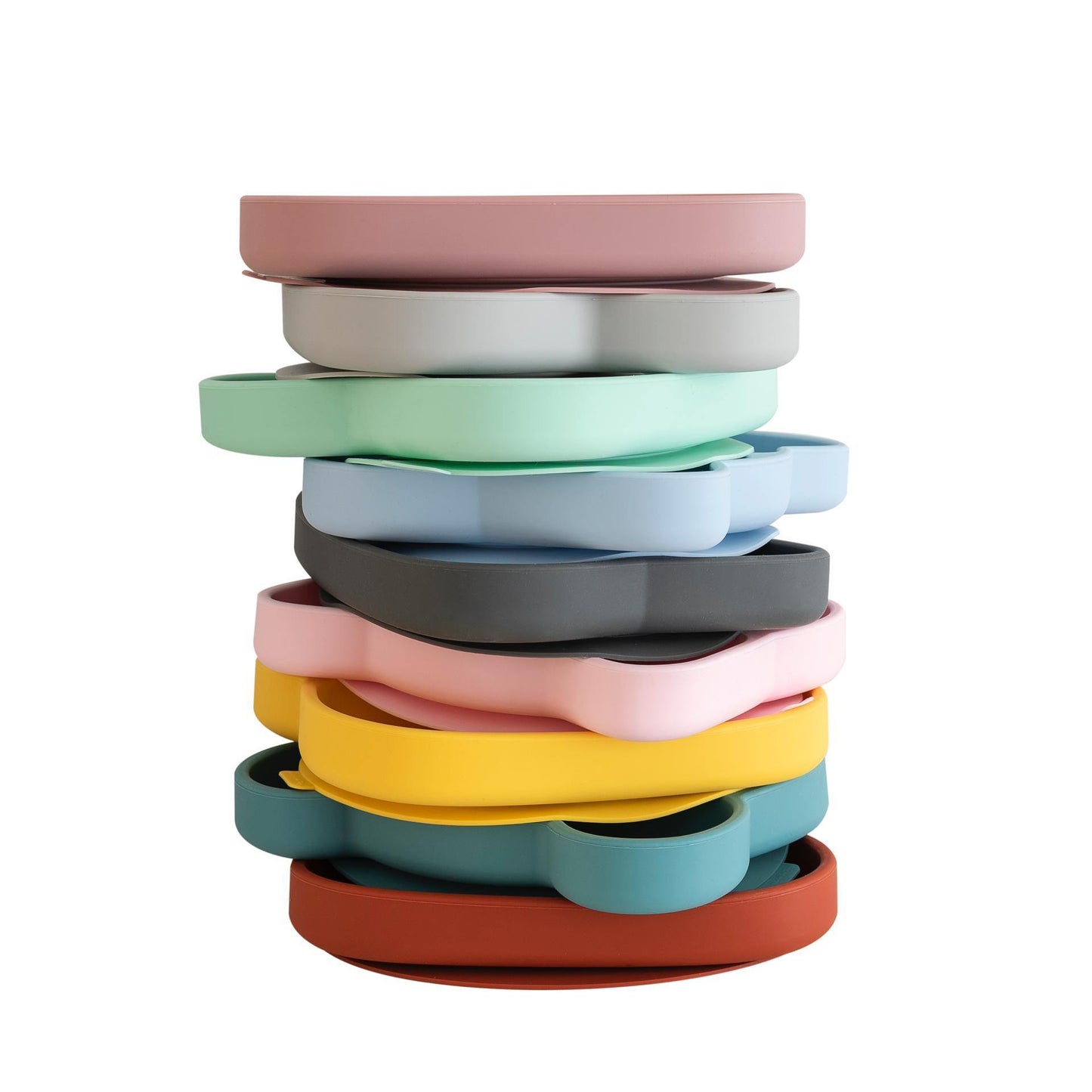 Prato Silicone c/ Ventosa - Amarelo - Loja Papás & Bebés