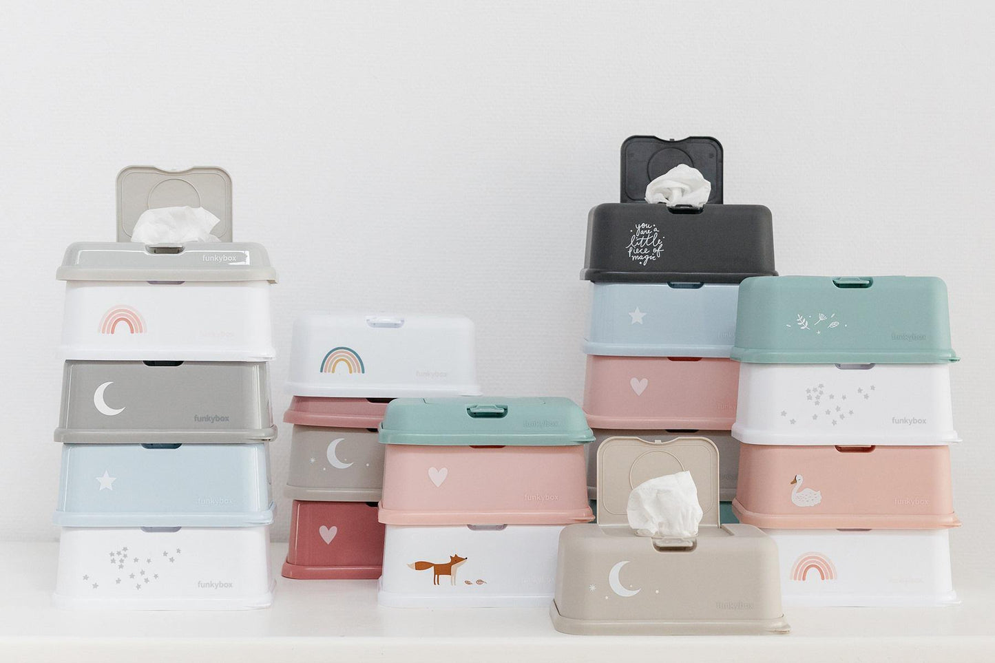 Porta Toalhitas Grande - Prata - Loja Papás & Bebés