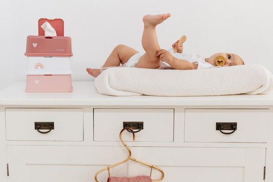 Porta Toalhitas Grande - Branco - Loja Papás & Bebés