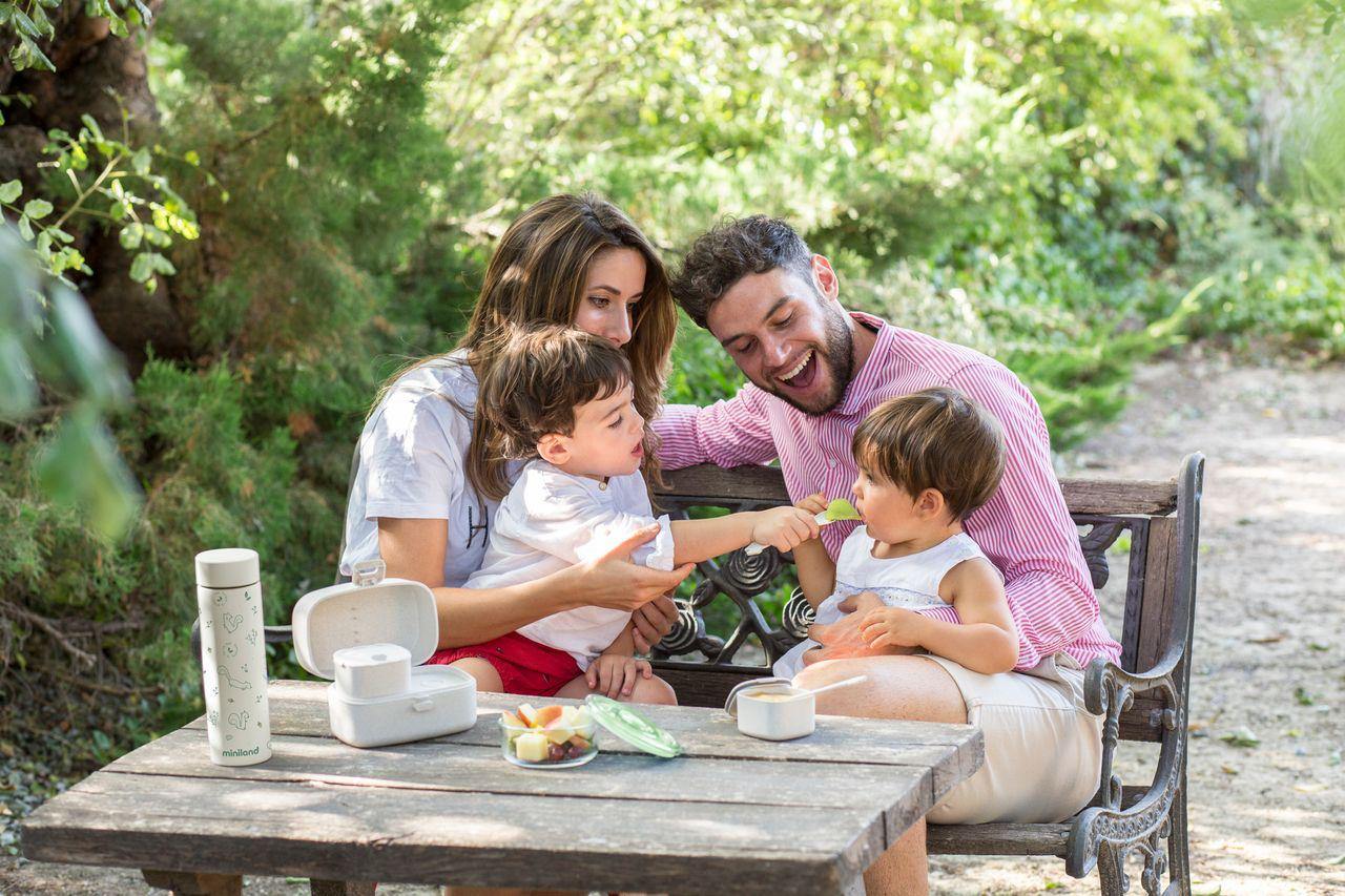 Pack de 3 Recipientes de Vidro 300ml - Coelho - Loja Papás & Bebés