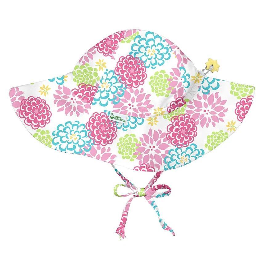 Chapeu para Sol com Proteção UPF 50 + - White Zinnia - Loja Papás & Bebés