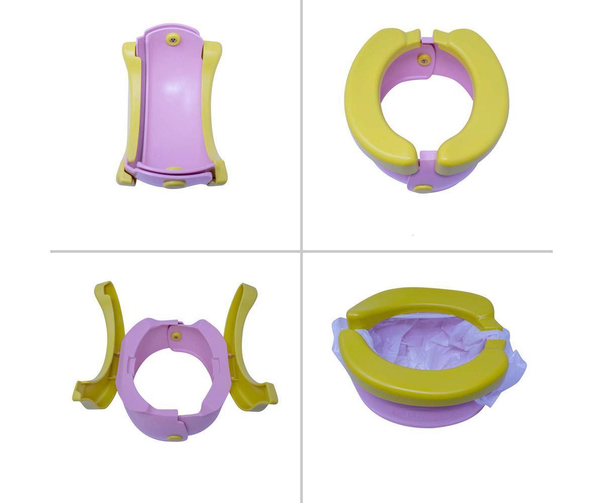 Bácio Portátil Banana Rosa/Amarelo - Loja Papás & Bebés