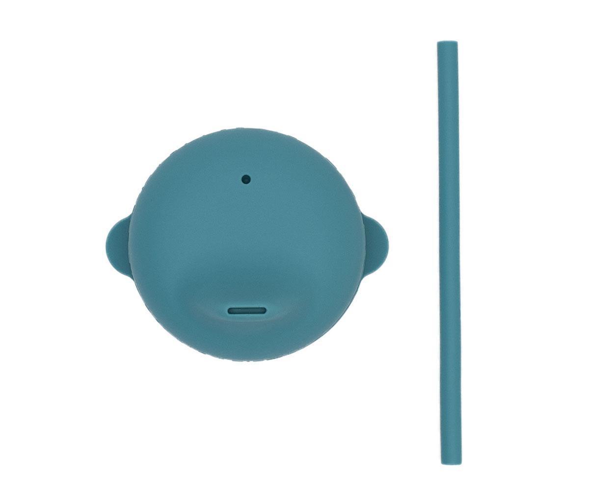 Tampa Sippie para Copo de Silicone - Azul Dusk - Loja Papás & Bebés