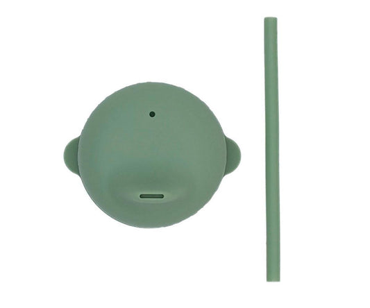 Tampa Sippie para Copo de Silicone - Sage - Loja Papás & Bebés