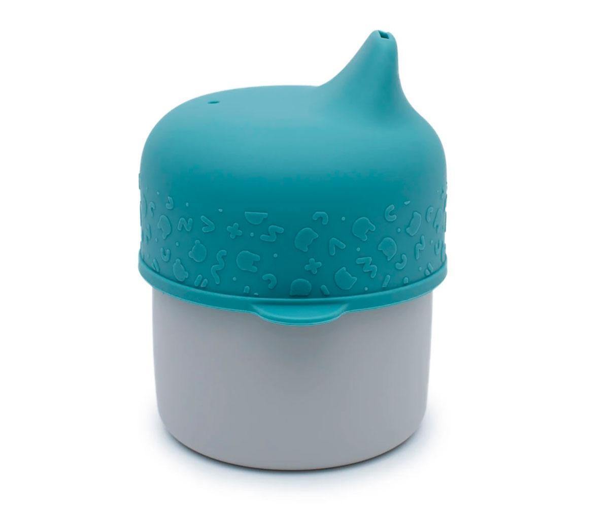 Tampa Sippie para Copo de Silicone - Azul Dusk - Loja Papás & Bebés
