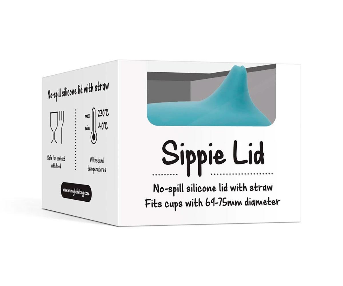 Tampa Sippie para Copo de Silicone - Azul Dusk - Loja Papás & Bebés