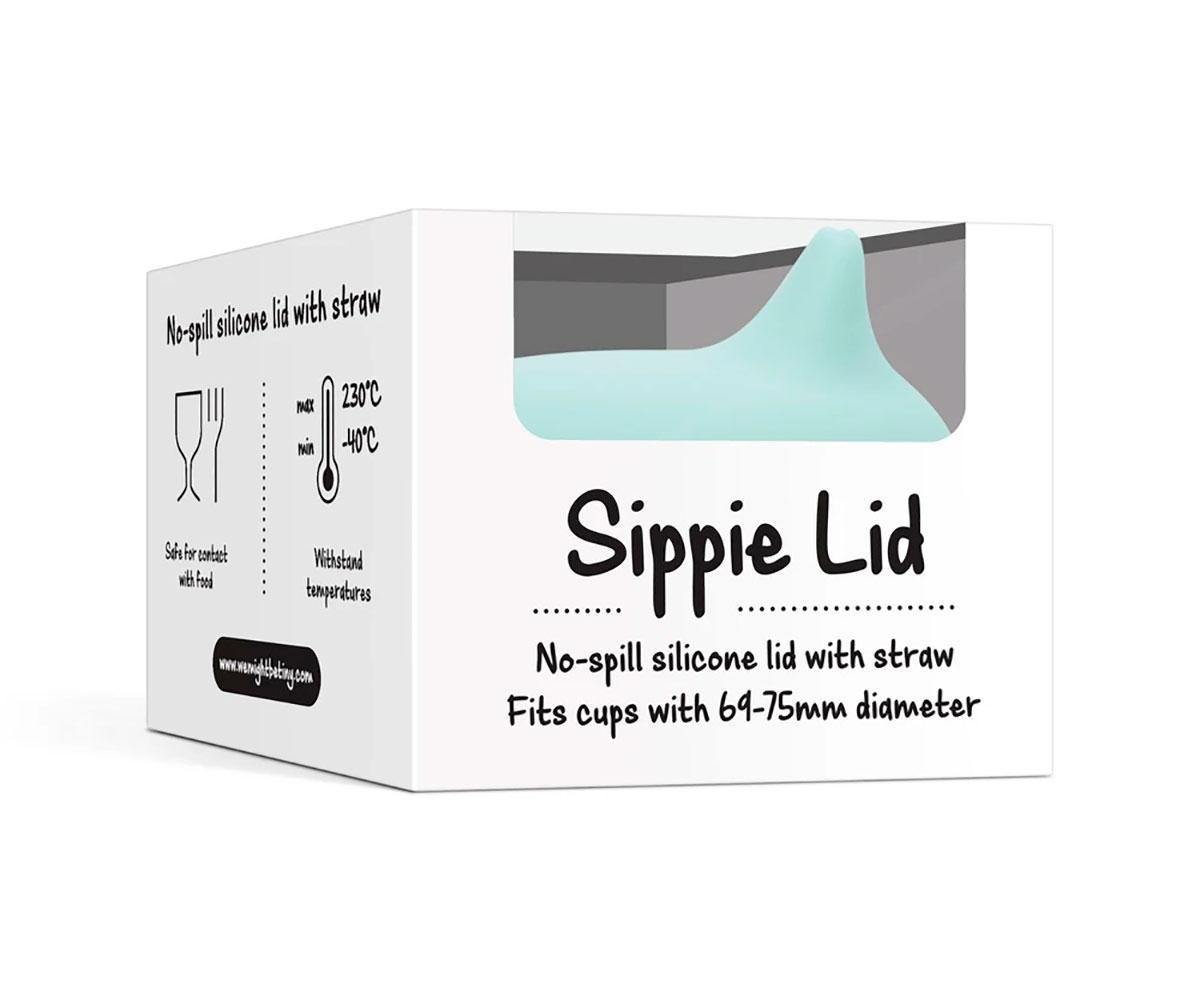 Tampa Sippie para Copo de Silicone - Mint - Loja Papás & Bebés