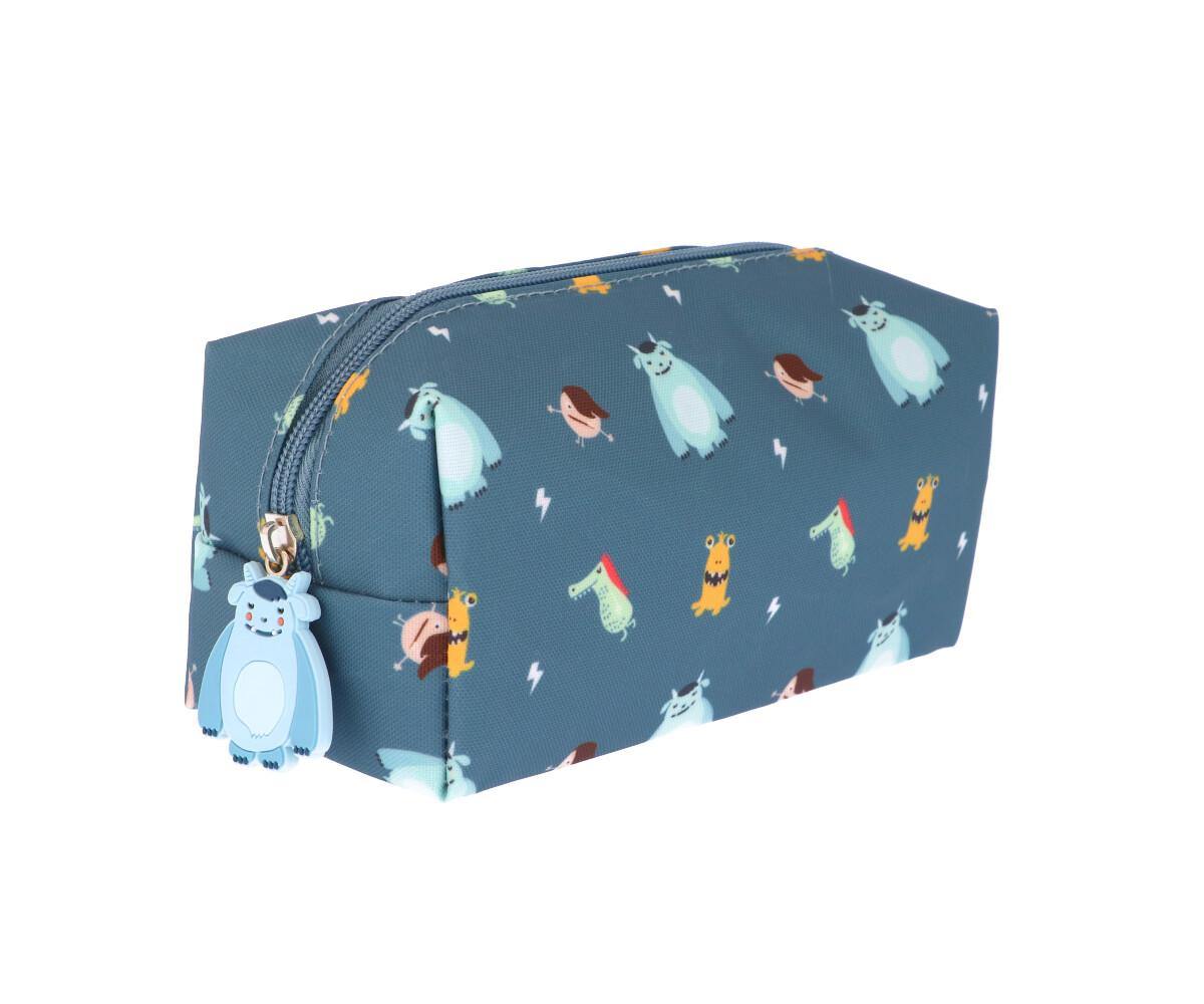 Estojo Escolar Personalizável - Little Monsters - Loja Papás & Bebés