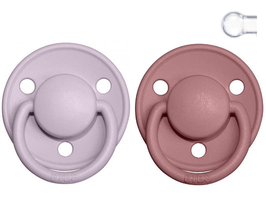 Bibs De Lux Silicone - Dusky Lilac/Heather - Loja Papás & Bebés