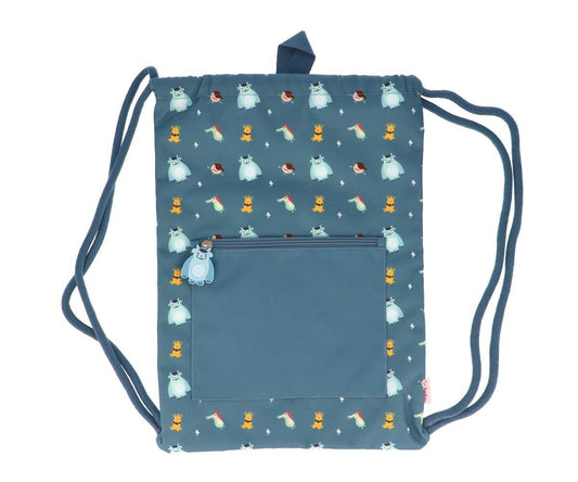 Mochila Saco Impermeável - Little Monster - Loja Papás & Bebés