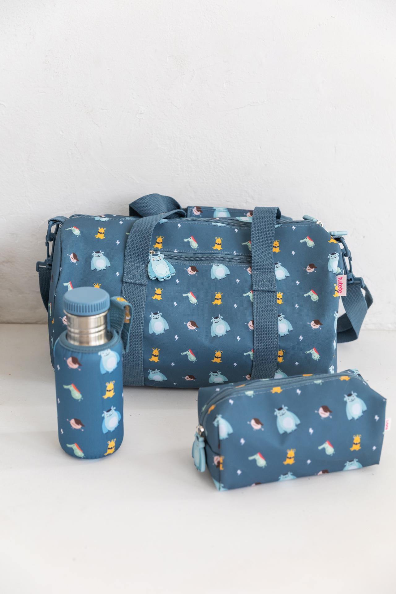 Estojo Escolar Personalizável - Little Monsters - Loja Papás & Bebés