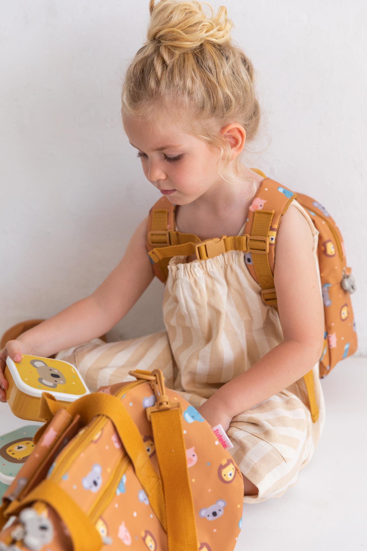 Mochila Infantil Personalizável - Animal Friends - Loja Papás & Bebés