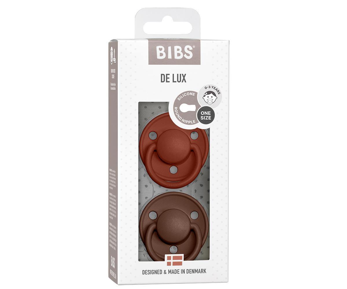 Bibs De Lux Silicone - Rust/Mocha - Loja Papás & Bebés