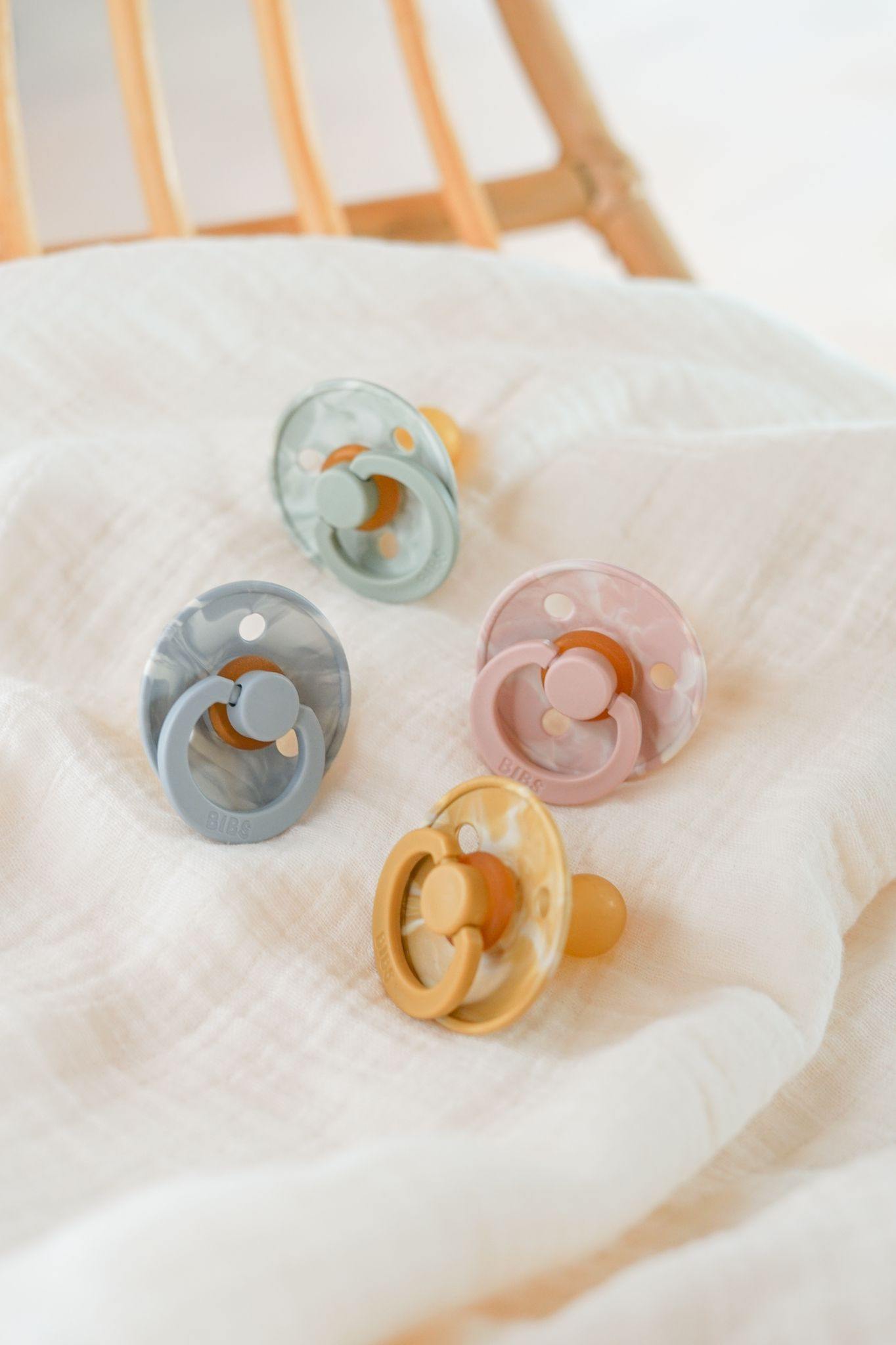 Bibs Colour Tie Dye Blush Ivory - Loja Papás & Bebés