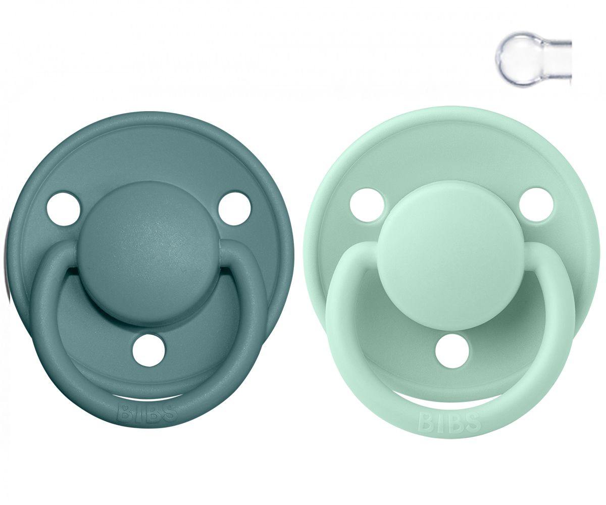 Bibs De Lux Silicone - Nordic Mint/Island Sea - Loja Papás & Bebés