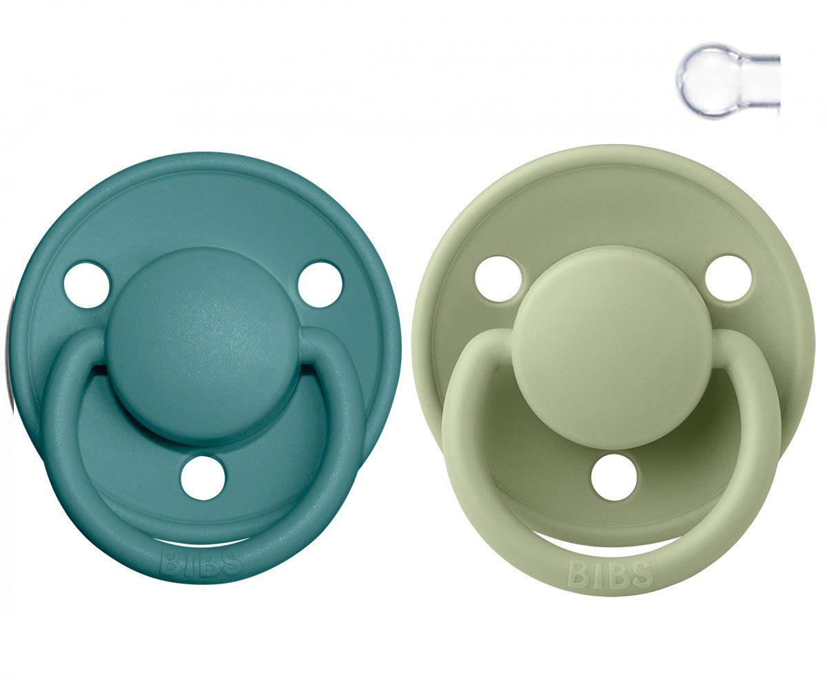 Bibs De Lux Silicone - Island sea/Sage - Loja Papás & Bebés