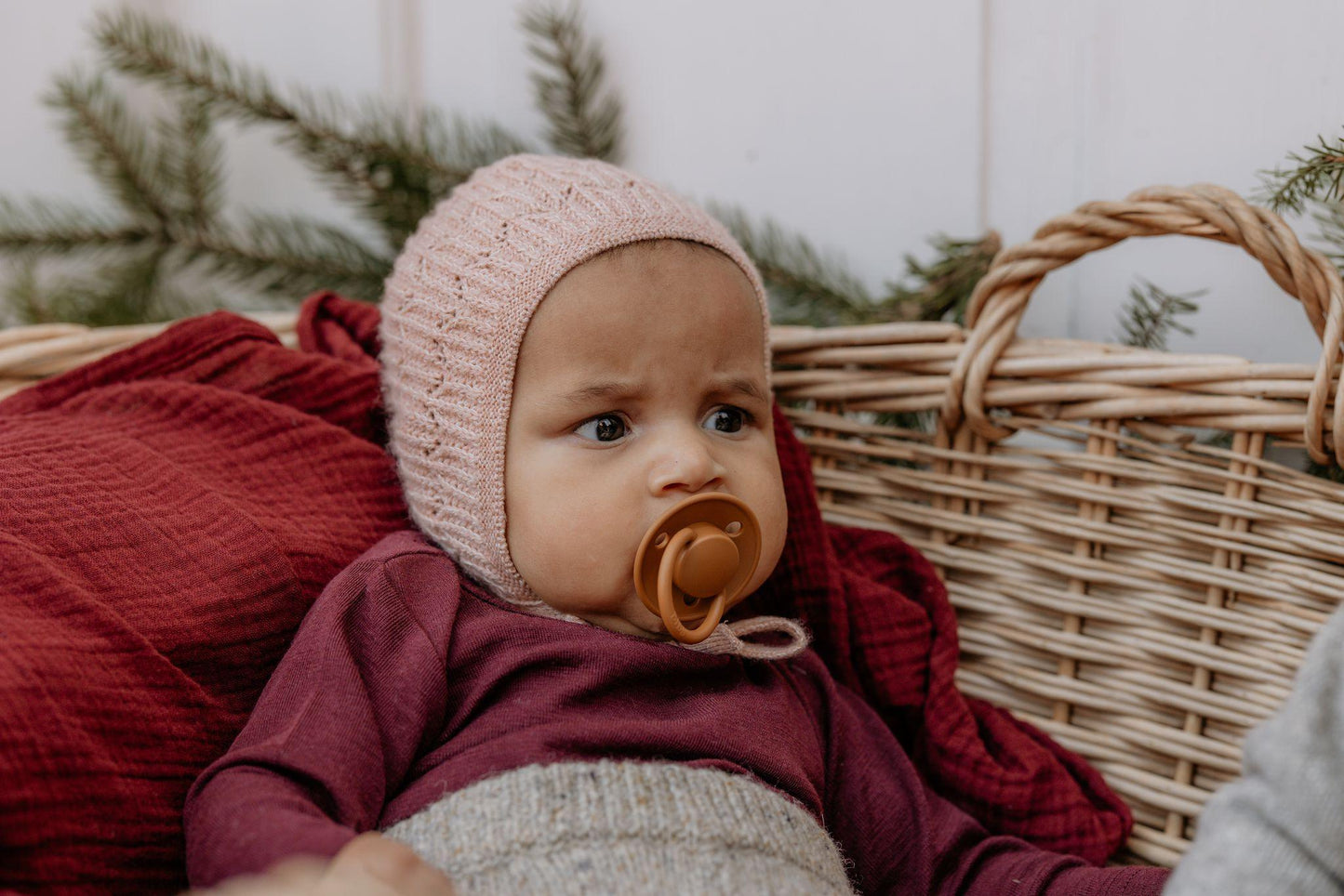 Bibs De Lux Silicone - Haze/Caramel - Loja Papás & Bebés