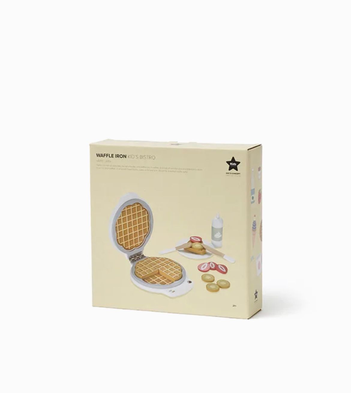 Máquina para waffle de Madeira para brincar