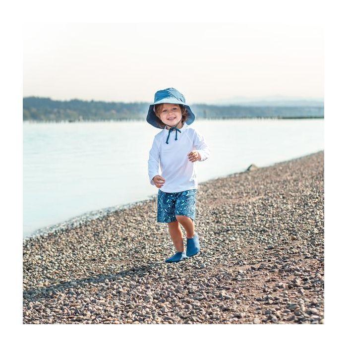 Chapéus Com Proteção Solar 50+ Panamá - Azul - Loja Papás & Bebés