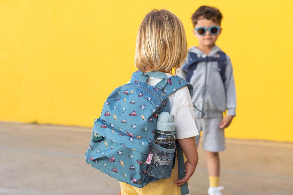 Mochila Infantil Personalizável - Vintage Cars - Loja Papás & Bebés