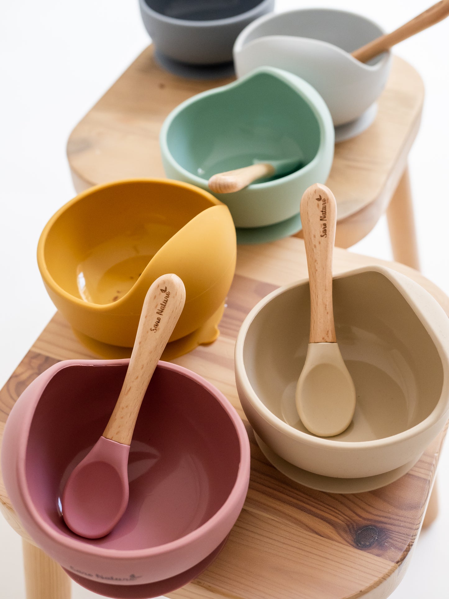 Conjunto de Alimentação Nordic Wave - Gris