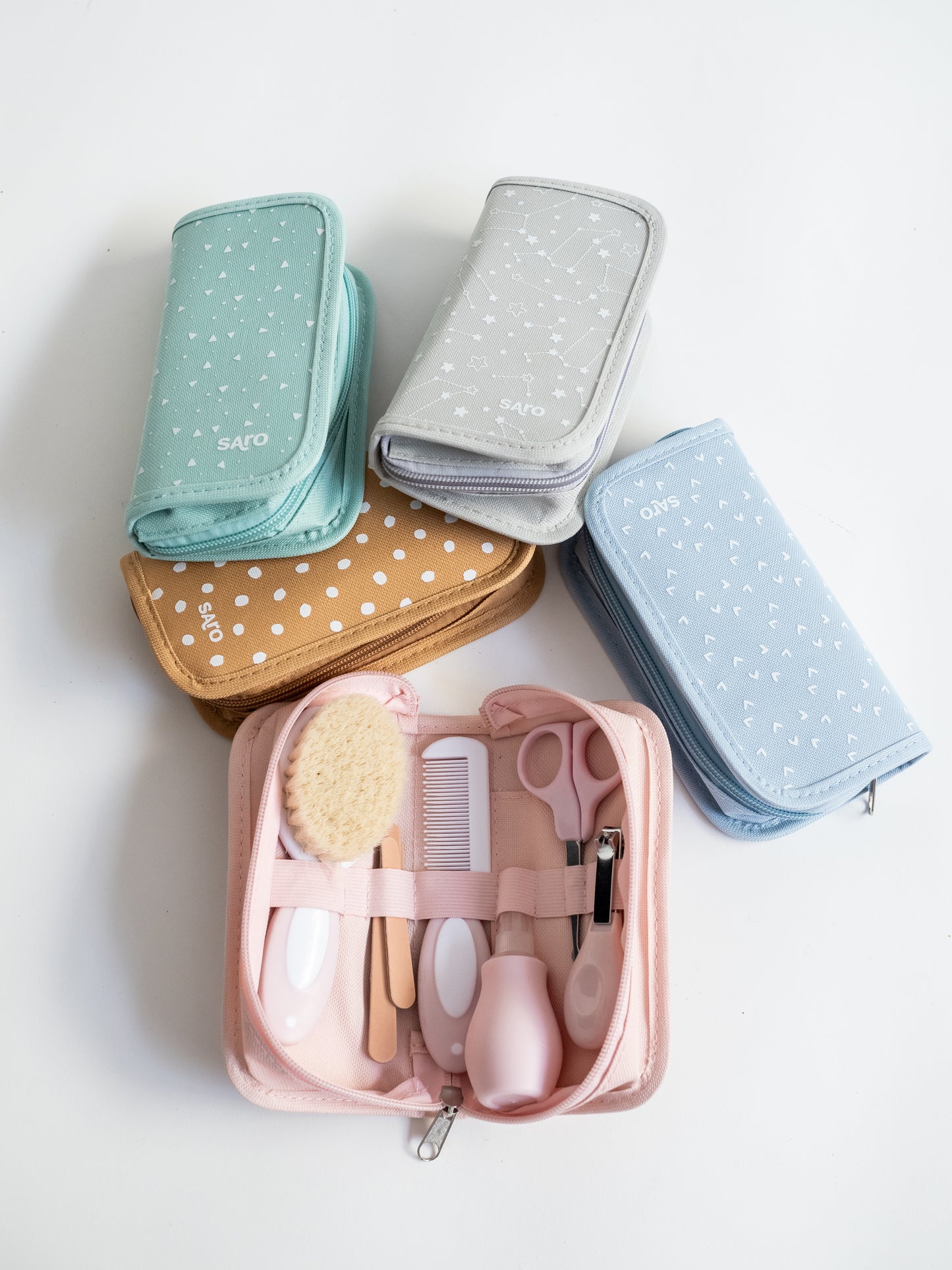 Bolsa de Higiene p/ Bebé - Cinza