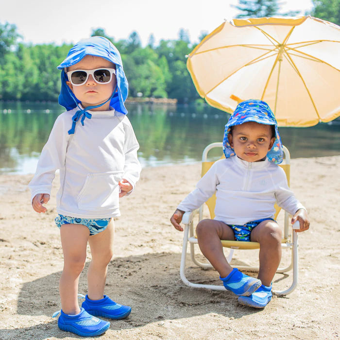 Fralda Reutilizável Para Piscina e Praia - Royal Blue Sea Friends - Loja Papás & Bebés