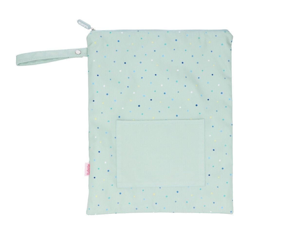 Saco Impermeável Grande - Dots Sage - Loja Papás & Bebés