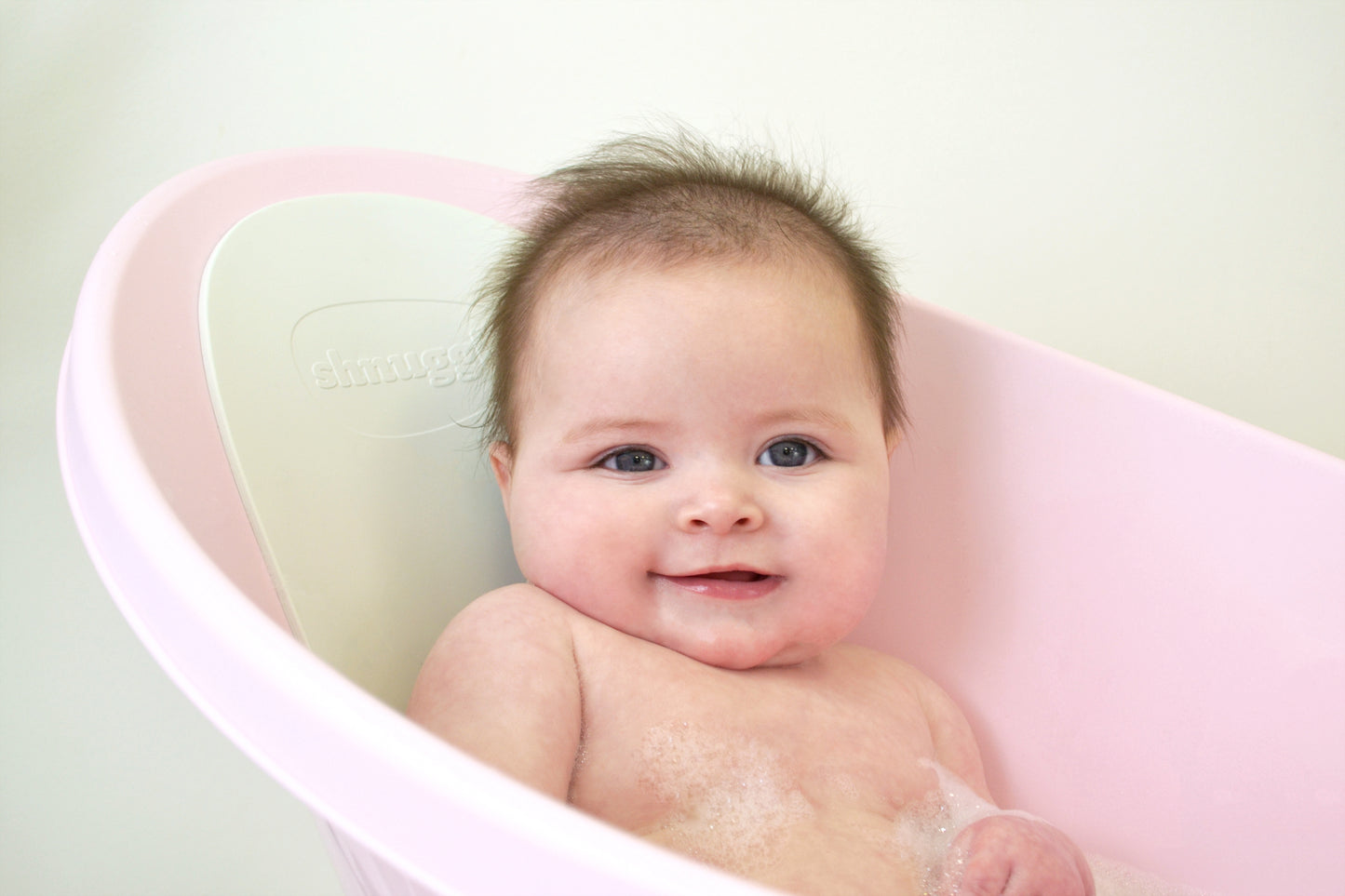 Banheira Shnuggle - Rosa e Branca