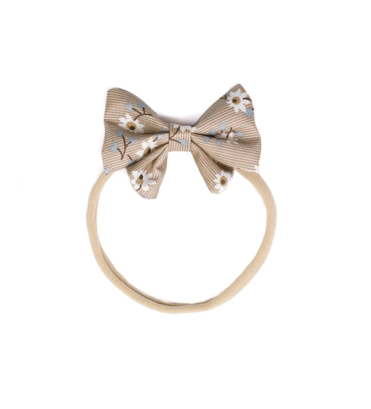 Fita elástica com laço - Little Bow Headband - Flowers