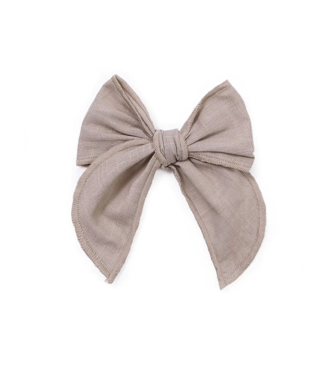 Fable Bow Clip - Laço Taupe