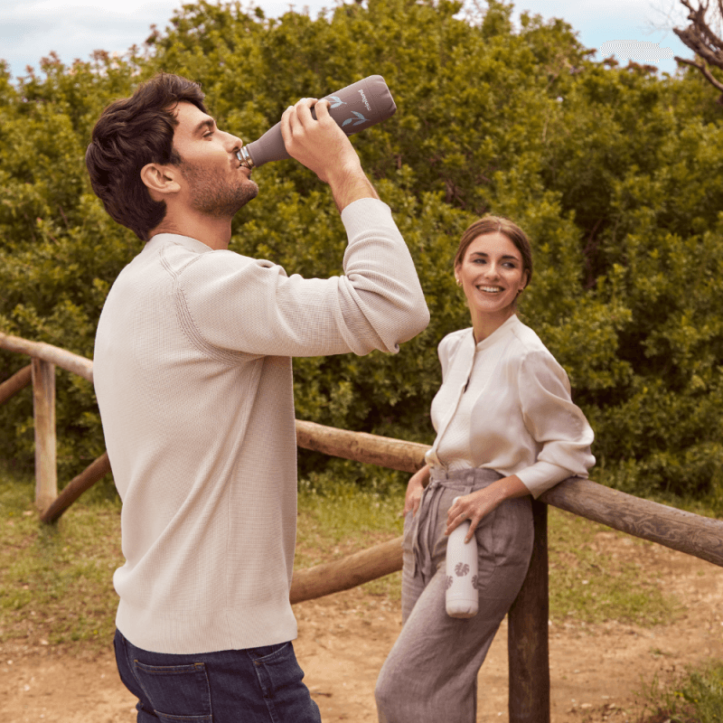 Garrafa Térmica 500ml - Leaves - Loja Papás & Bebés