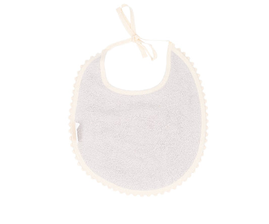 Babete de algodão verde água